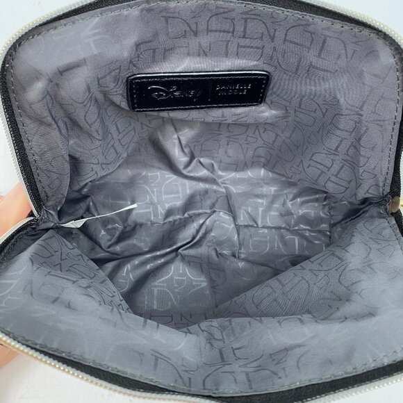 Danielle Nicole Black Glitter Cosmetic Pouch | Disney Gus & Cat - Picture 7 of 11